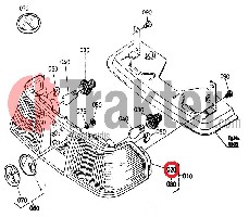 LUCI TESTA ORIGINAL KUBOTA 6C140-54140 6C140-54142