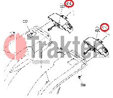 LUCI FLASH NUOVA EDIZIONE ORIGINAL KUBOTA t1060-30020