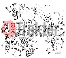 LUCI DESTRA ORIGINAL KUBOTA 38150-33370