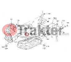 LUCI LAMPADA DI CIRCOLAZIONE ORIGINAL KUBOTA 3c081-75820
