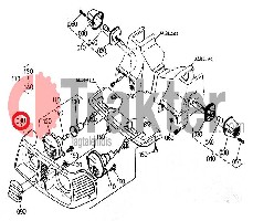 LUCI GRIGLIA MASCHERINA ORIGINAL KUBOTA 6a100-54370
