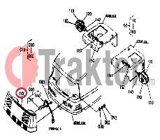 LUCI CON LAMPADE ORIGINAL KUBOTA 67980-53900