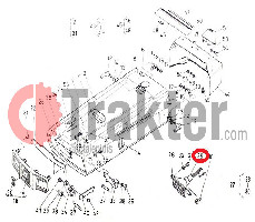 LUCI CON PORTALAMPADA ORIGINAL KUBOTA 67711-55780