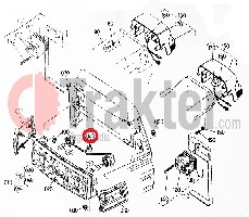 PORTALAMPADE 2 PEZZI ORIGINAL KUBOTA t0270-99090 34070-99090