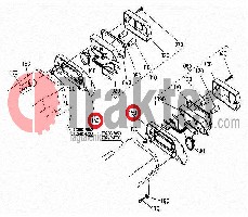 RÜCKLEUCHTEN VERKLEIDUNG ORIGINAL KUBOTA 34040-68960