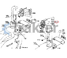 LUCI VIA CABINA SINISTRA ORIGINAL KUBOTA T1880-30054 T1880-30050