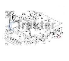 LUCI DI CIRCOLAZIONE CABINA POSTERIORI ORIGINAL KUBOTA t1420-30023