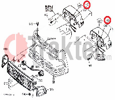 LIGHTS WAY BACK ORIGINAL KUBOTA 34070-30020