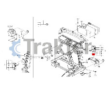 ABDECKUNG FÜR HINTEREN KABINENREFLEKTOR ORIGINAL ISEKI 1792-606-001-10