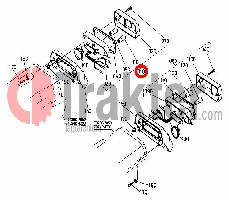 FERNLICHT BREMSLEUCHTE BLINKLEUCHTE RECHTS ORIGINAL KUBOTA 31301-34300 31301-34303