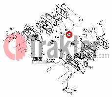 LUCI DI CIRCOLAZIONE FLASH DESTRA ORIGINAL KUBOTA 31301-34300 31301-34303