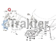 LEUCHTEN RECHTS SATZ ORIGINAL KUBOTA TC422-30026