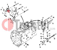 FORCELLA CAMBIO MOLLA ORIGINAL KUBOTA 34150-23620 34150-23621