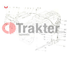 FORK SHIFT RIGHT ORIGINAL KUBOTA 35305-23530 35305-23532 37150-23530 37150-23534