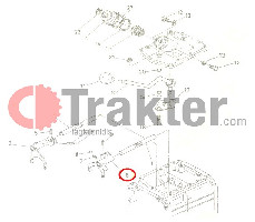 GANG SCHALTGABEL GETRIEBE ORIGINAL KUBOTA 67111-18150