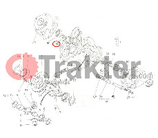 BRAKE AXIS LEFT ORIGINAL KUBOTA 66611-15110 66611-15113