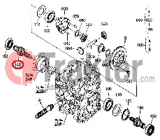 BREMSWELLE RECHTS 14Z ORIGINAL KUBOTA 6a372-14950