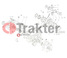 FRENO ASSE DESTRA ORIGINAL KUBOTA 66611-15120