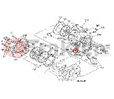 BREMSWELLE O- RING ORIGINAL KUBOTA 04816-00220 04811-00220