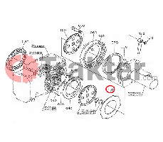 BREMSSCHEIBEN DISTANZRING ORIGINAL KUBOTA 37410-17130