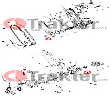 ROTARY TILLER AXIS NUT ORIGINAL KUBOTA 70416-51440