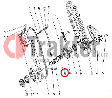 ZAPPATRICE ALBERO BOBINA ORIGINAL KUBOTA 66613-32310