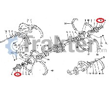 ZAPPATRICESUPPORTO DISTANZIATORE BUSSOLA ORIGINAL KUBOTA 66616-33170