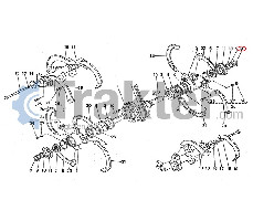 BODENFRÄSE ABSTANDSHALTER MITTELANTRIEB ORIGINAL KUBOTA 66616-33160