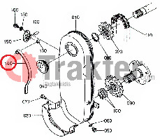 TENSOR DE MOVIMIENTO LATERAL PARA CULTIVADOR ROTATIVO KUBOTA ORIGINAL 79105-32240