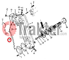BODENFRÄSE KETTENSPANNER SEITENANTRIEB ORIGINAL KUBOTA h7910-32230 79163-32230