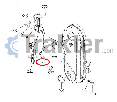 BODENFRÄSE KETTENSPANNER ORIGINAL KUBOTA h7010-54340