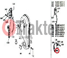 BODENFRÄSE KETTENSPANNER SEITENANTRIEB ORIGINAL KUBOTA 70241-54330 70155-54410