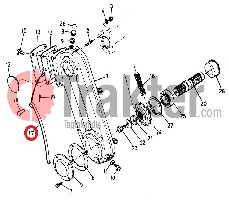 BODENFRÄSE KETTENSPANNER SEITENANTRIEB ORIGINAL KUBOTA h7910-32230 79163-32230