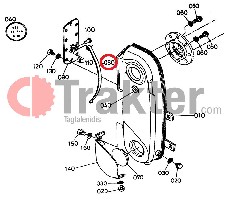 ZAPPATRICE TENDITORE CATENA MOTO DI MEZZO E LATERALE ORIGINAL KUBOTA 70159-54250