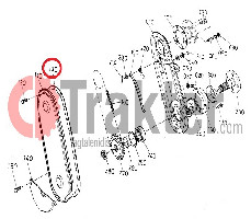 ZAPPATRICE GUARNIZIONE SUGHERO ORIGINAL KUBOTA 79153-32150