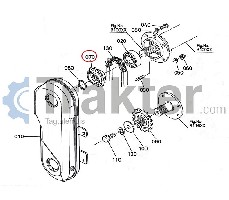 ZAPPATRICE INGRANAGGIO 11 DENTI ORIGINAL KUBOTA 7C401-54120