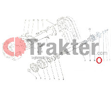 ZAPPATRICE INGRANAGGIO 12 DENTI ORIGINAL KUBOTA 66713-31850