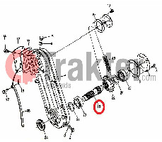 ROTARY TILLER GEAR AXIS BLADE
