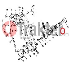 ZAPPATRICE INGRANAGGIO ALBERO PORTALAME
