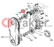 BODENFRÄSE ZAHNRAD RL15 RL17 11 ZÄHNE ORIGINAL KUBOTA 70256-54120