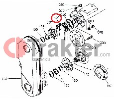 ZAPPATRICE CATENA MOTO DI BORDO ORIGINAL KUBOTA 70254-54150