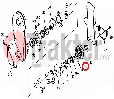 BODENFRÄSE LAGERGEHÄUSE MESSERWELLE ORIGINAL KUBOTA 70155-55230