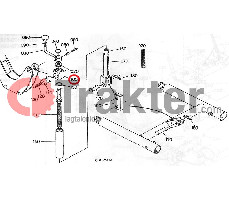 ZAPPATRICE ALBERO PORTALAME ORIGINAL KUBOTA 70155-57253