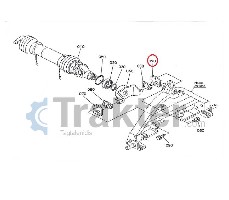 GEFRÄSTE DREIECKIGE KLINGENHALTERBASIS ORIGINAL KUBOTA 7C700-52320