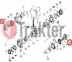 BODENFRÄSE MITTELANTRIEB GUMMIABDECKUNG ORIGINAL KUBOTA 70180-55440