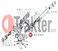 BODENFRÄSE MITTELANTRIEB UNTERLEGSCHEIBE ORIGINAL KUBOTA 63134-32420