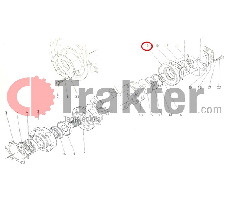 CAJA DE RODAMIENTO PARA CULTIVADOR ROTATIVO KUBOTA ORIGINAL 70416-55220 70416-55222