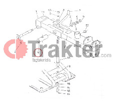 BODENFRÄSE ABSTANDSHALTER HÜLSE WEIBLICH ORIGINAL KUBOTA 66592-34320