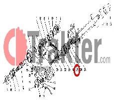 ZAPPATRICE CUSCINETTO MOTO DI BORDO LATO SUPERIORE ALBERO INGRANAGGIO 08101-06306 OEM