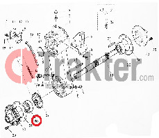 ZAPPATRICE CUSCINETTO ALBERO MOTO DI MEZZO 35831-43380 OEM